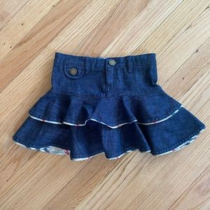 Dark Denim Toddler Skirt
